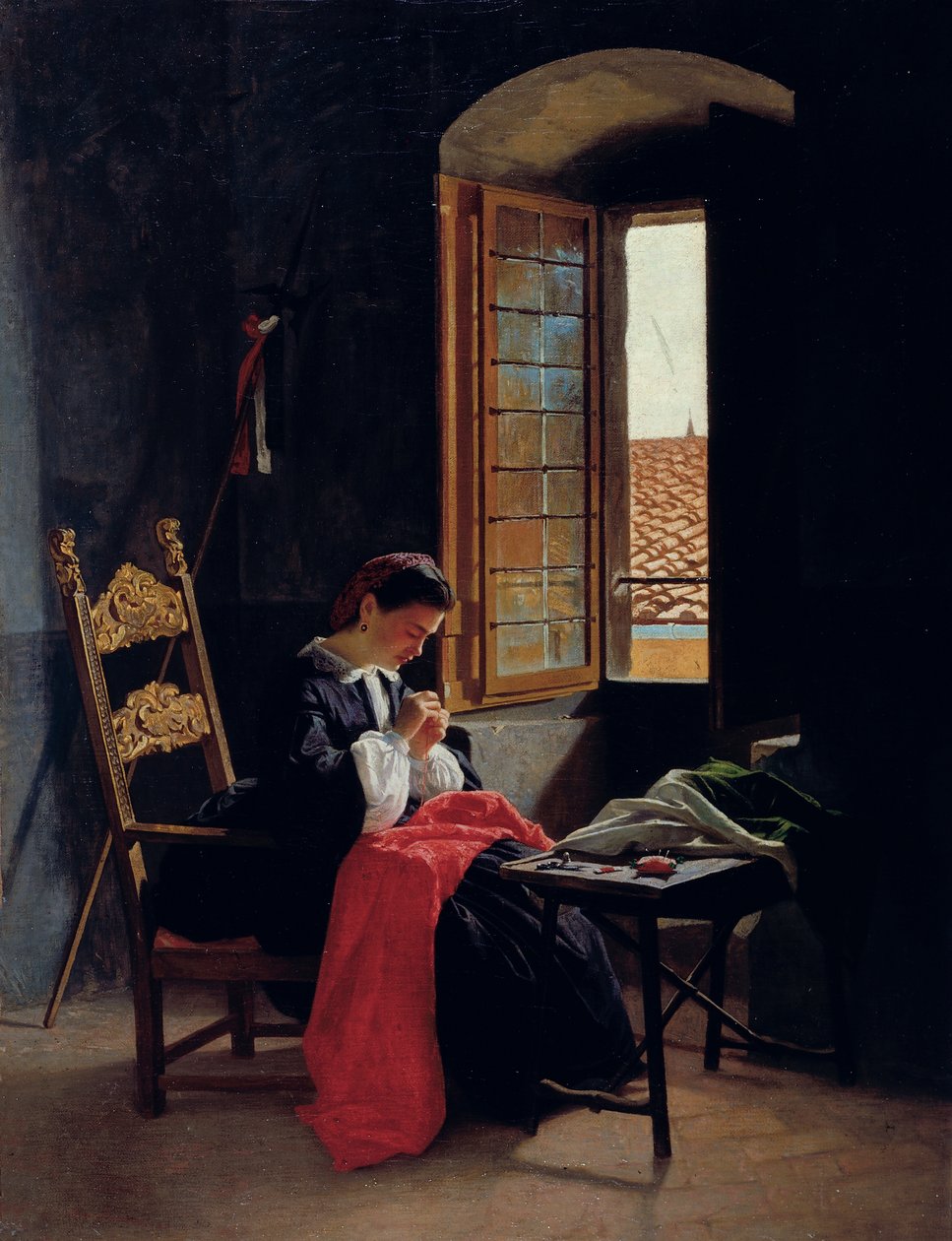1859. április 26. Firenzében alkotó: Odoardo Borrani