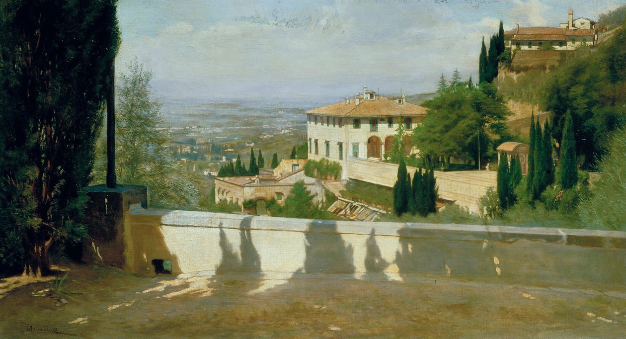 Villa Medici Fiesole-ban alkotó: Odoardo Borrani