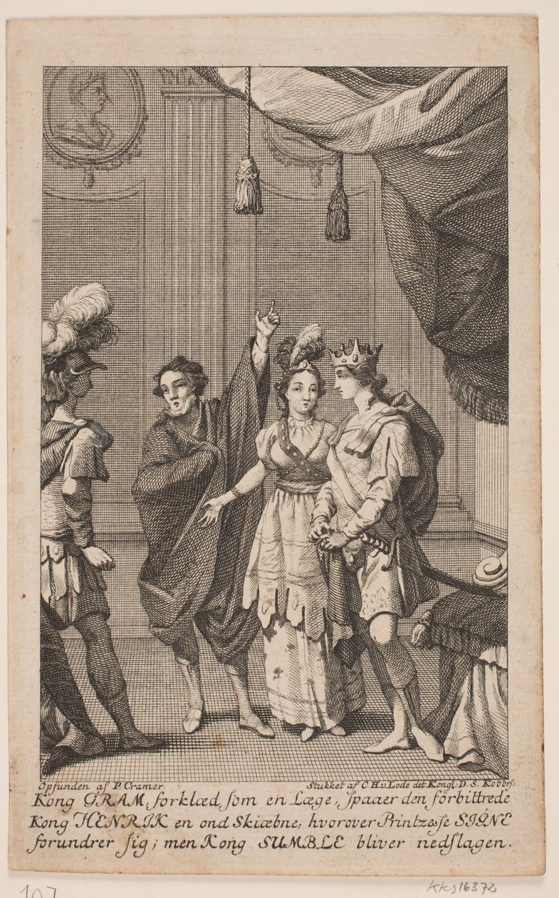 Illusztráció: N. K. Bredal, "Gram és Signe" alkotó: Odvardt Helmoldt de Lode