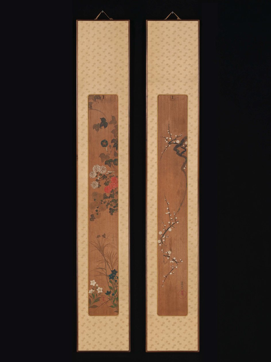 Blumen des Frühlings und Herbstes alkotó: Ogata Korin