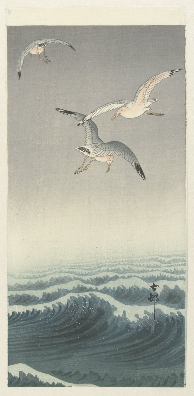 Három sirály alkotó: Ohara Koson