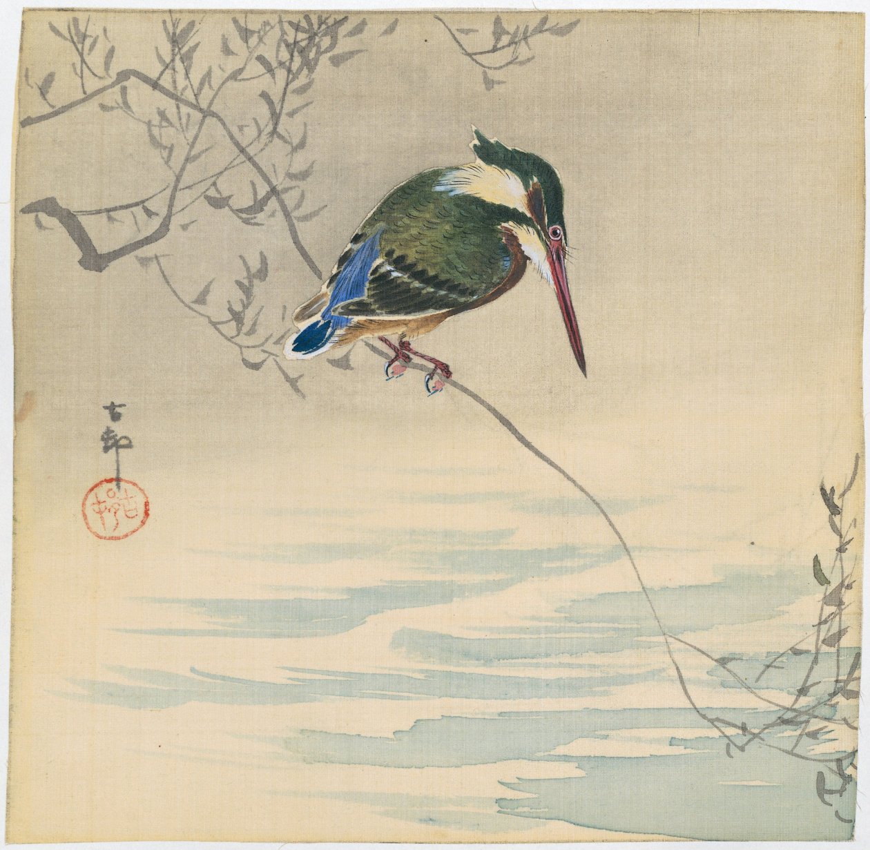 Jégmadár alkotó: Ohara Koson
