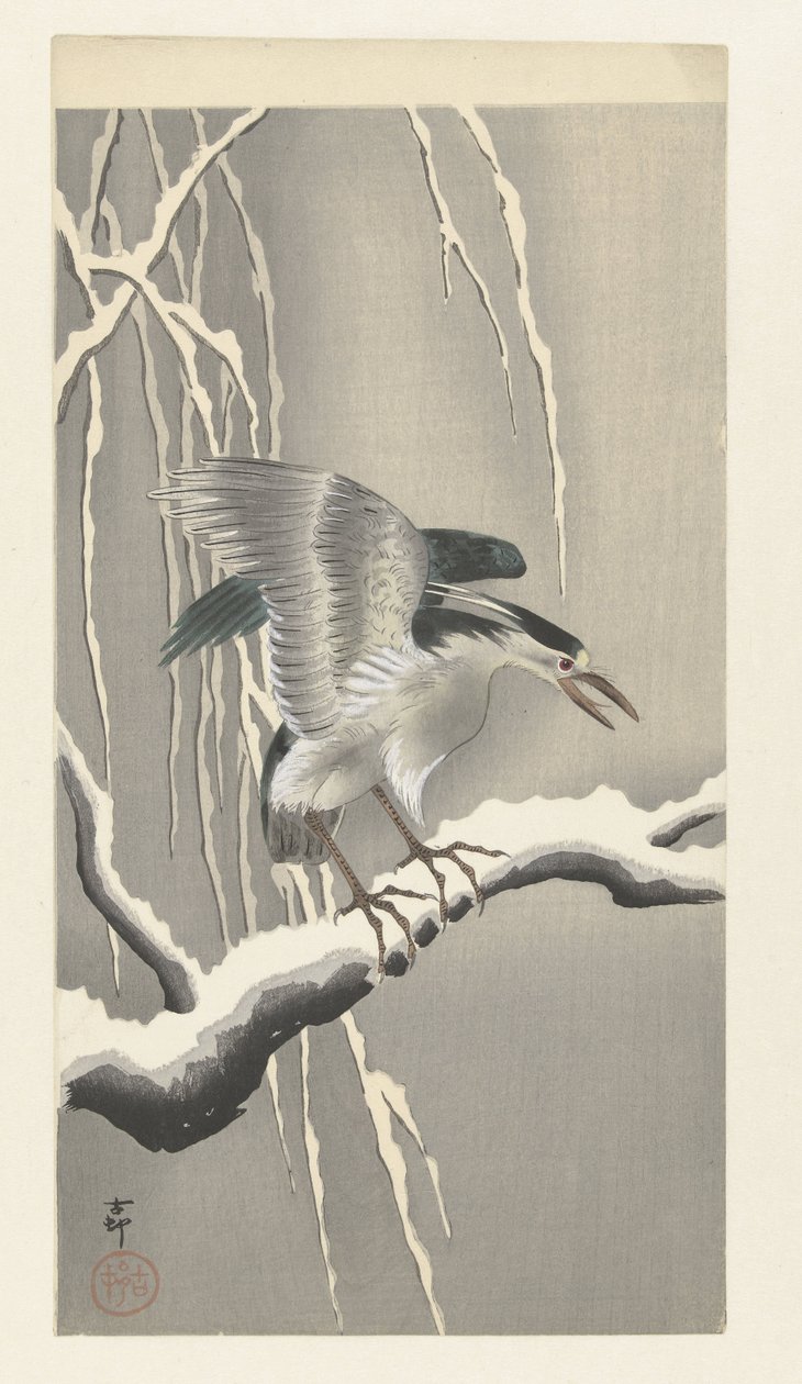 Quack a havas ágon alkotó: Ohara Koson