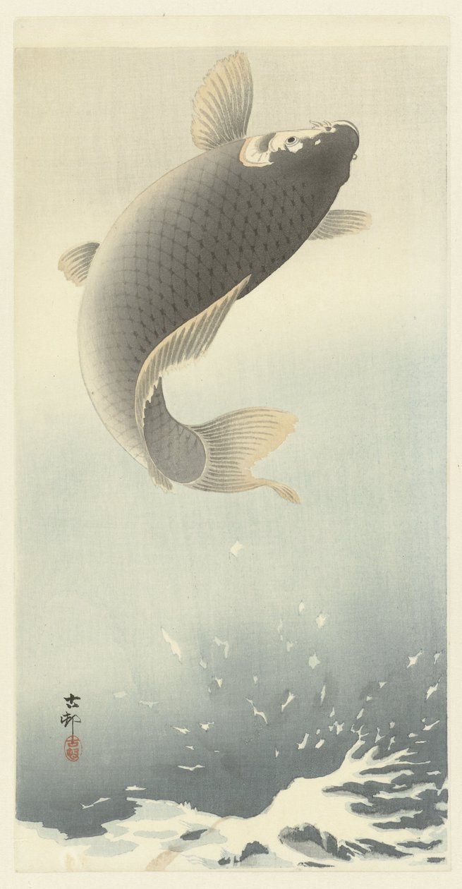 ugró ponty alkotó: Ohara Koson