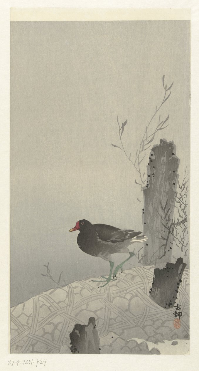 Waterhoen alkotó: Ohara Koson