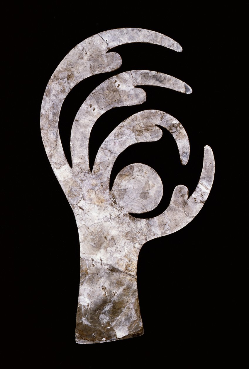 Madárkarom kivágás, Kr.e. 200-i.sz. 400 (csillám) alkotó: Ohio Hopewell culture