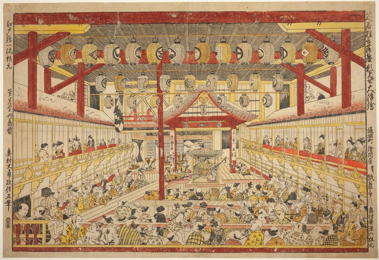 Kabuki S tage alkotó: Okumura Masanobu