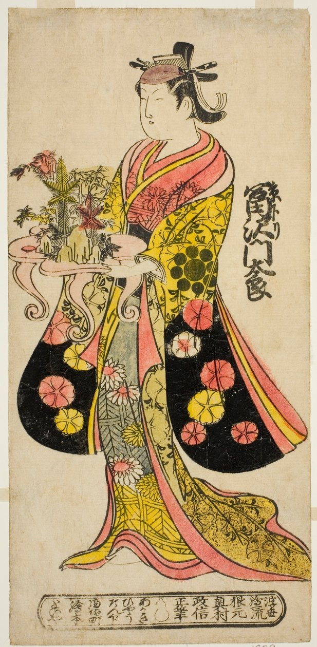 „Izu Genji Horai Kan”, Perforálva Ichimurában, 1736 alkotó: Okumura Masanobu