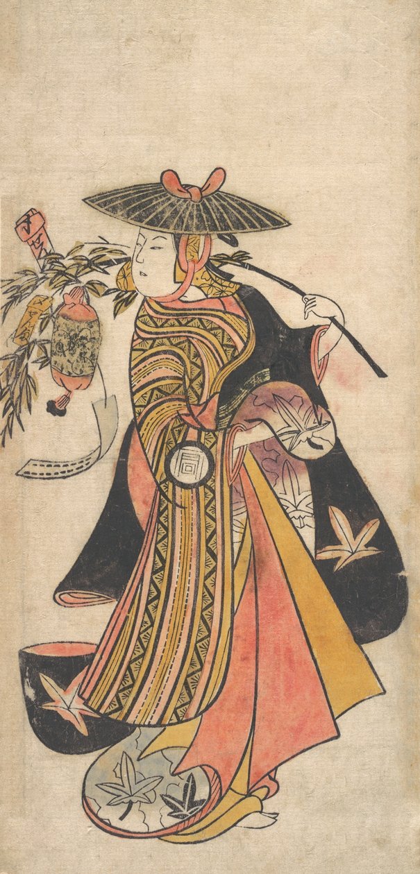 A c and r Sanogawa Ichimatsu 1722-1763 A s A school r hand fishing g te Tanabata Festival s ground val, nem igaz? .. .. .. , szúnyog. 1730. alkotó: Okumura Toshinobu