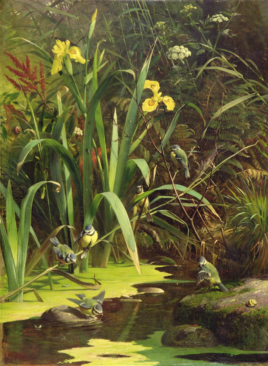 Fürdőidő, 1884 alkotó: Olaf August Hermansen
