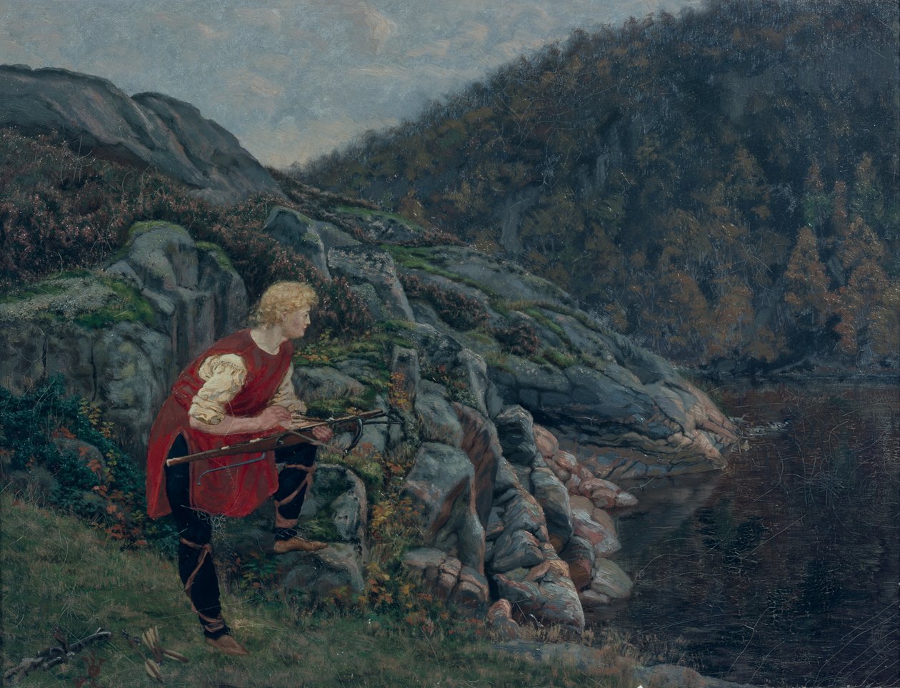 Kacsavadász Holskovban alkotó: Olaf Isaachsen