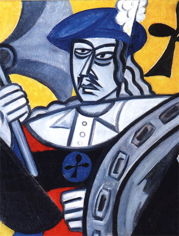 Jack of Clubs alkotó: Olga Rozanova