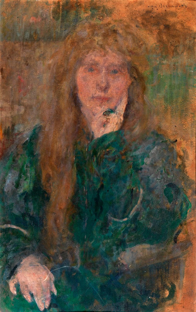 Natalie Barney, kb. 1900. alkotó: Olga Boznanska