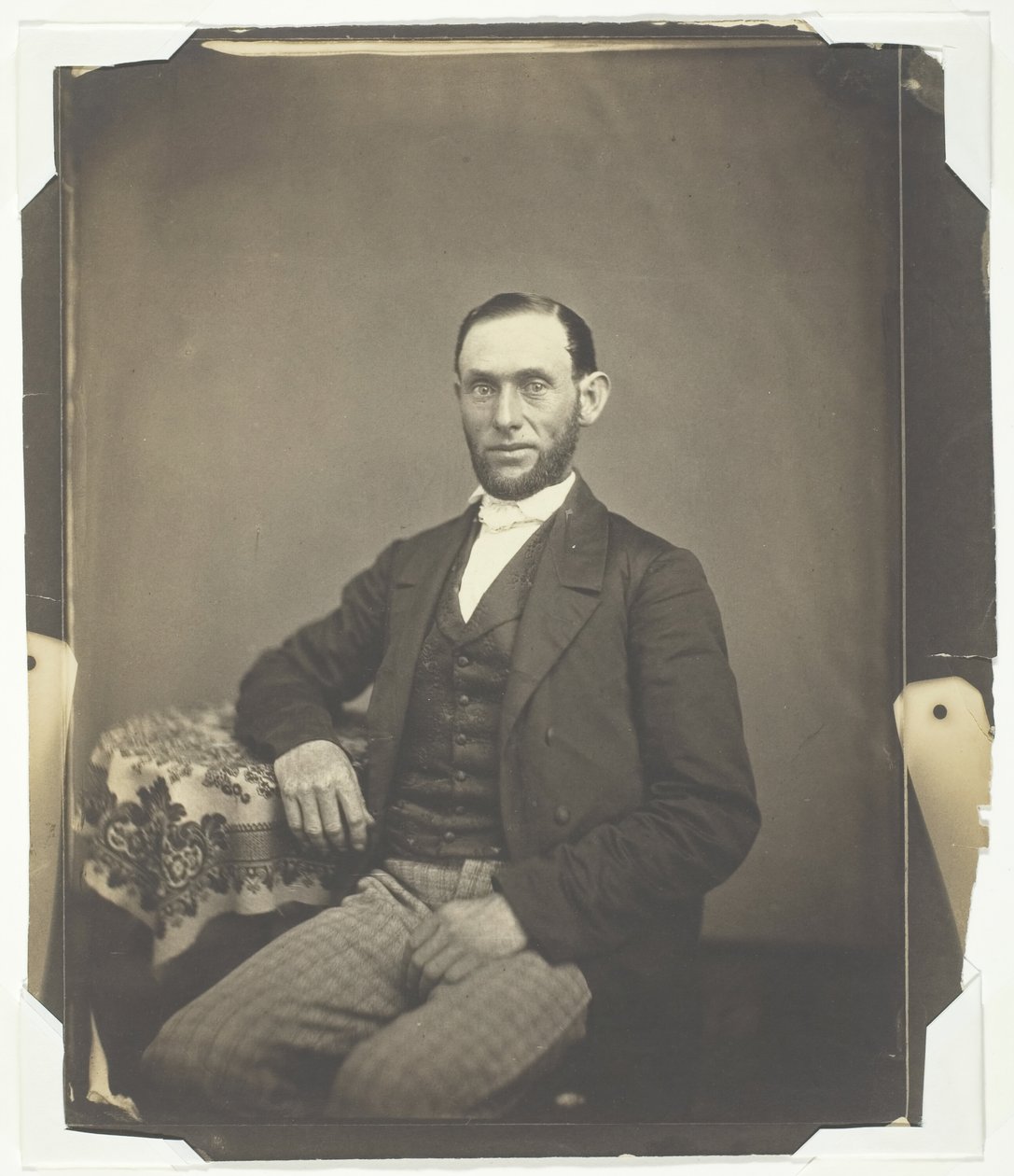 Cím nélkül [szakállas férfi portréja], 185059. alkotó: Oliver H. Willard