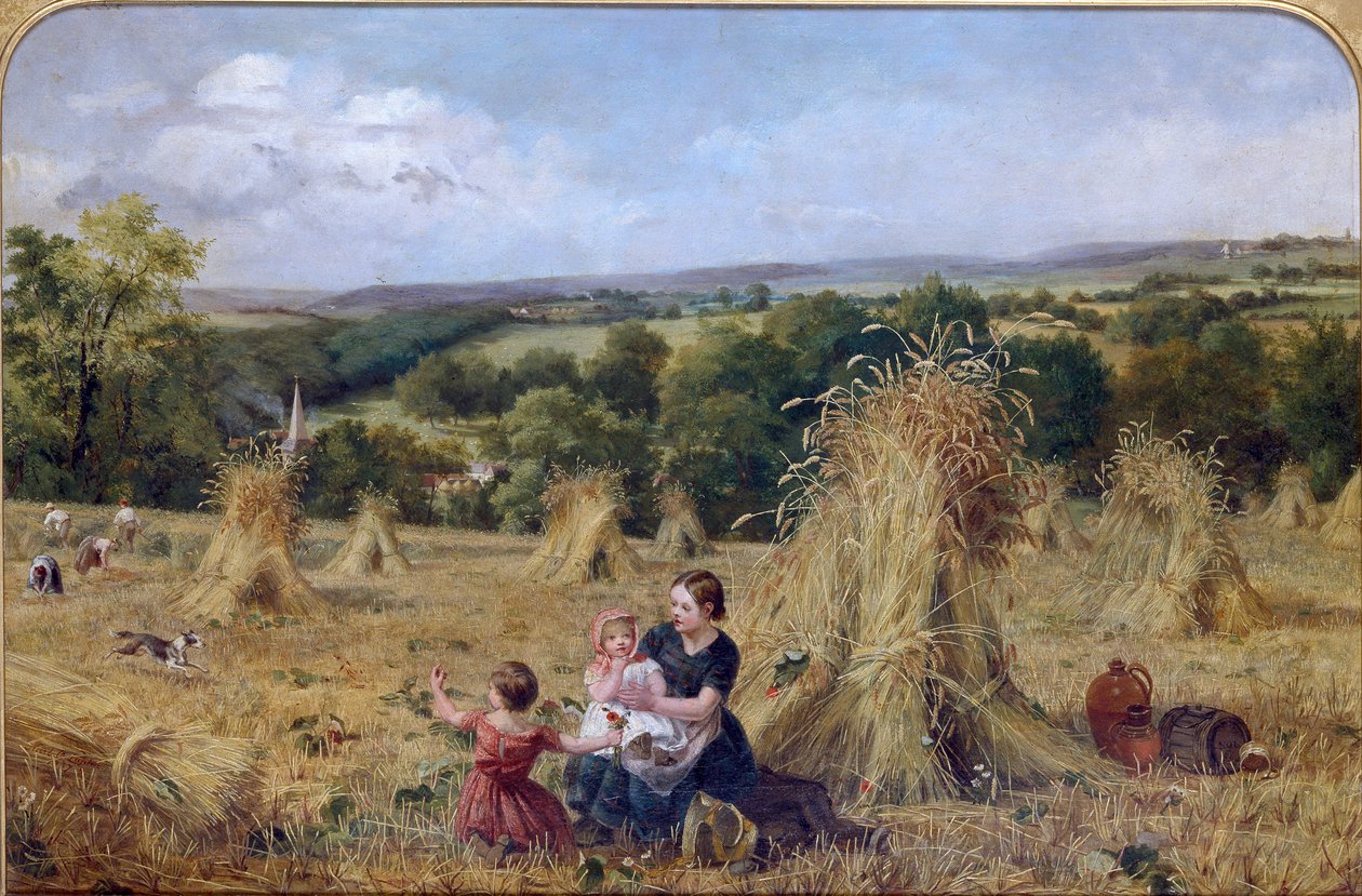 Az aratási mező, 1857-1858 alkotó: Oliver Lupton