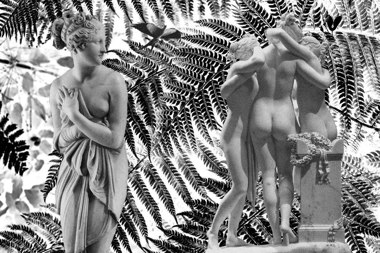 Statue con 2019 (digitális vegyes technika) alkotó: Olivia Gozzano