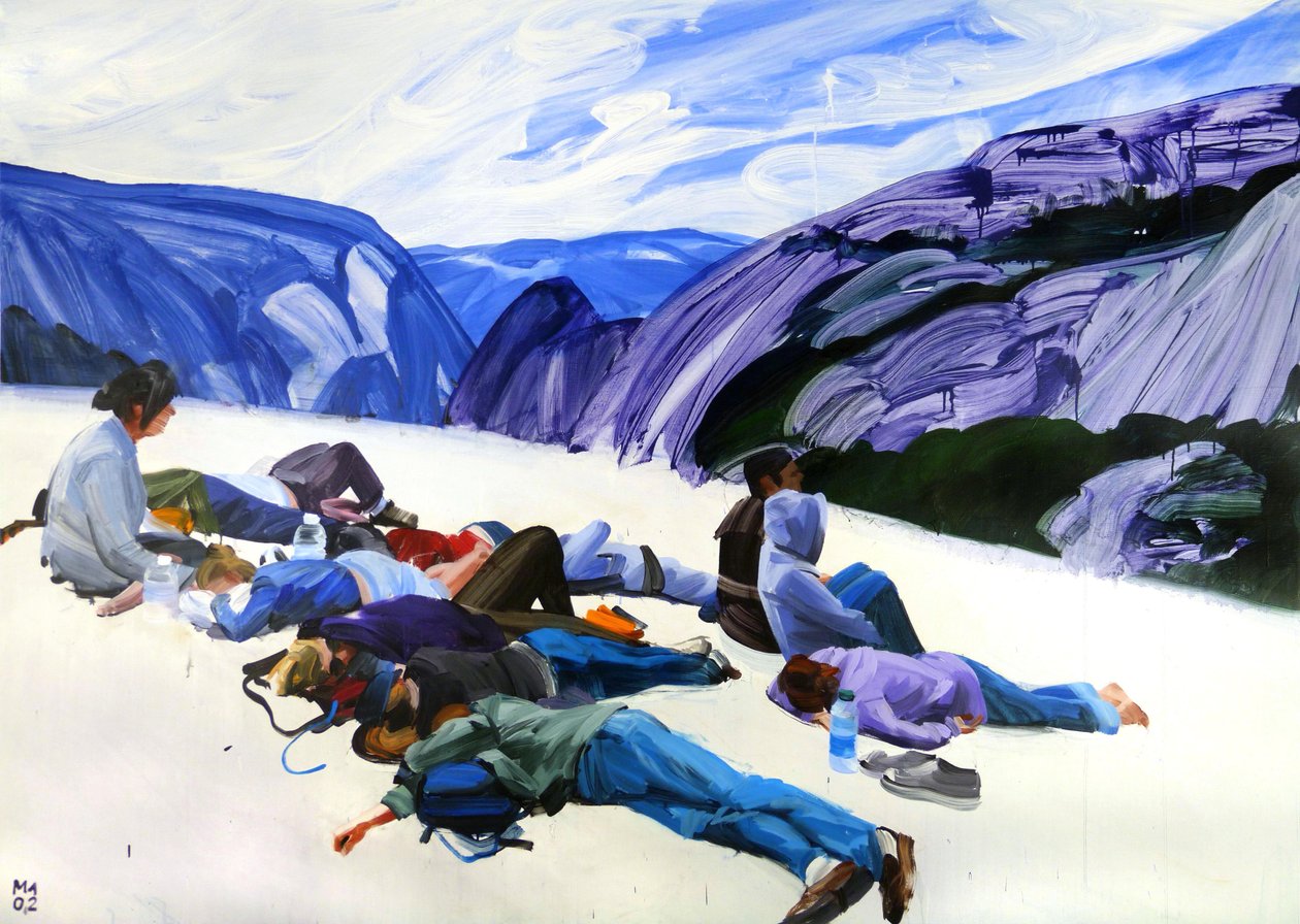 Le-nouveau-monde, 2012 (akril, vászon) alkotó: Olivier Morel