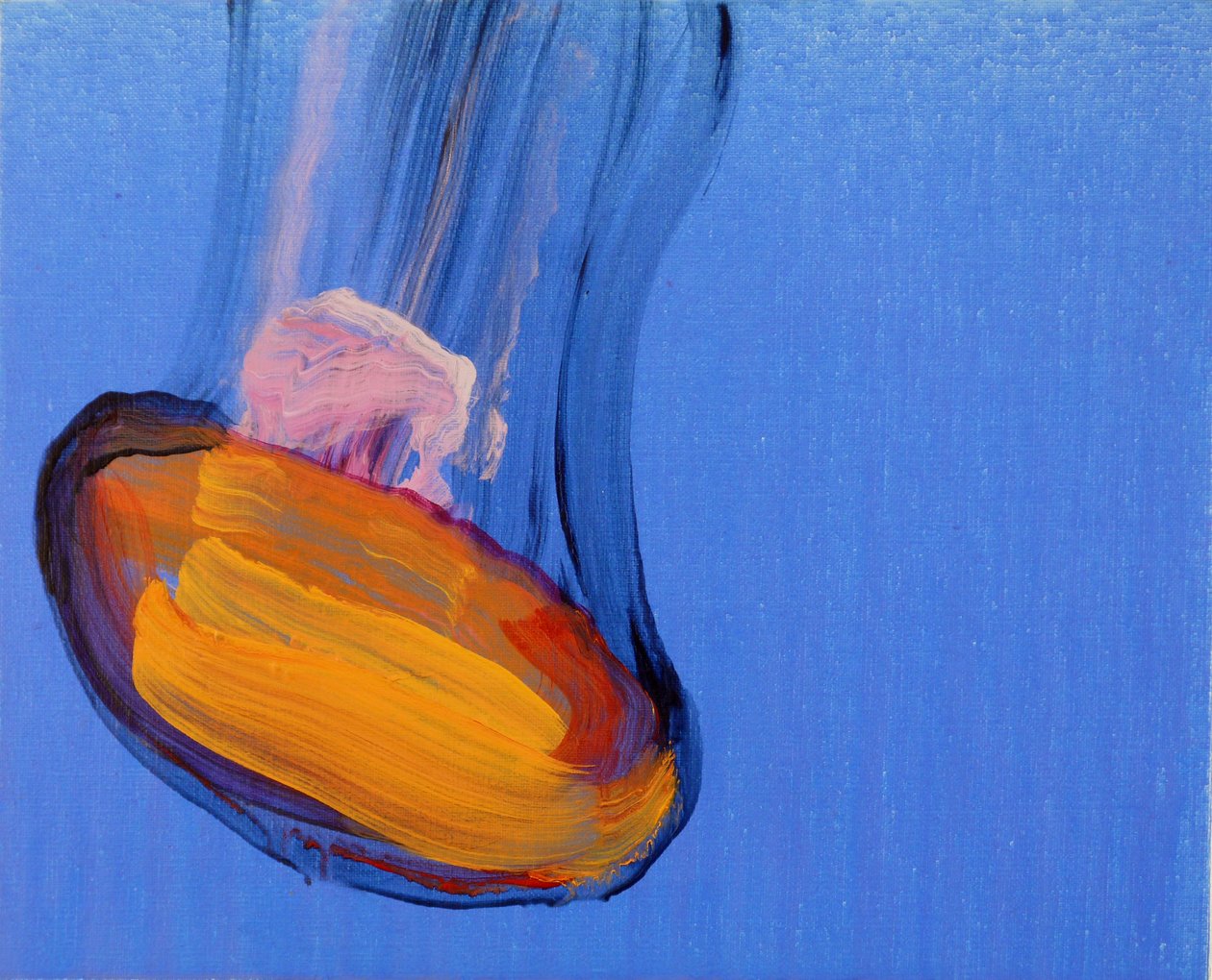 Méduses 10, 2013 (akril, vászon) alkotó: Olivier Morel