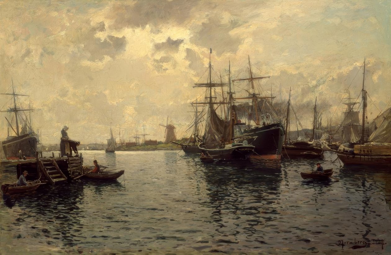 O. Jernberg, holland kikötő alkotó: Olof Jernberg