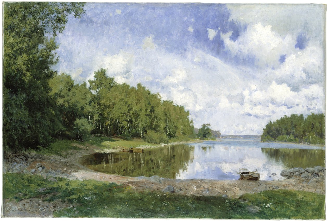 Tóra néző Engelsbergben, Vastmanlandban, 1893 alkotó: Olof Per Ulrik Arborelius