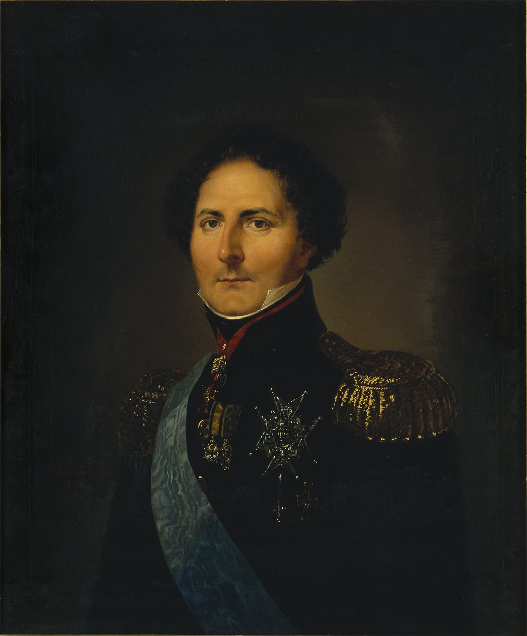 Károly XIV. János 1763-1844 svéd király portréja, 1831. alkotó: Olof Johan Södermark