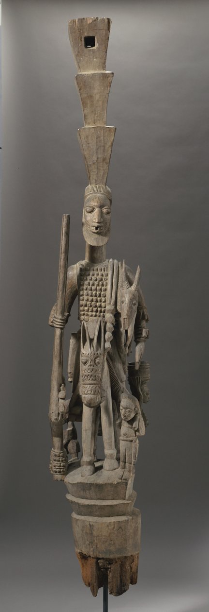 Joruba veranda posta, Nigéria (fa) alkotó: Olowe of Ise