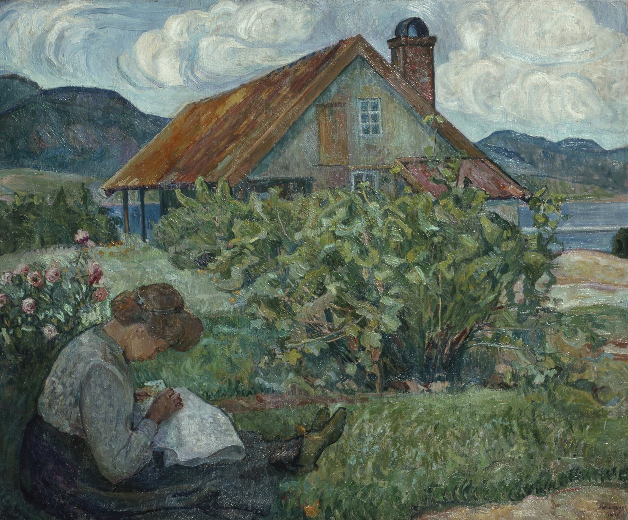 Gogga varrás alkotó: Oluf Wold Thorne