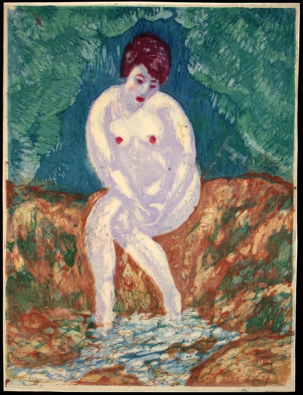 A tavasz, a „Boldogság” sorozatból alkotó: Onchi Kôshirô