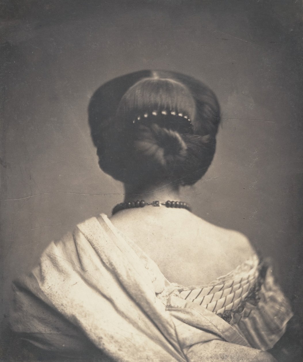 [Nő hátulról nézve], kb. 1862. alkotó: Onésipe Aguado de las Marismas