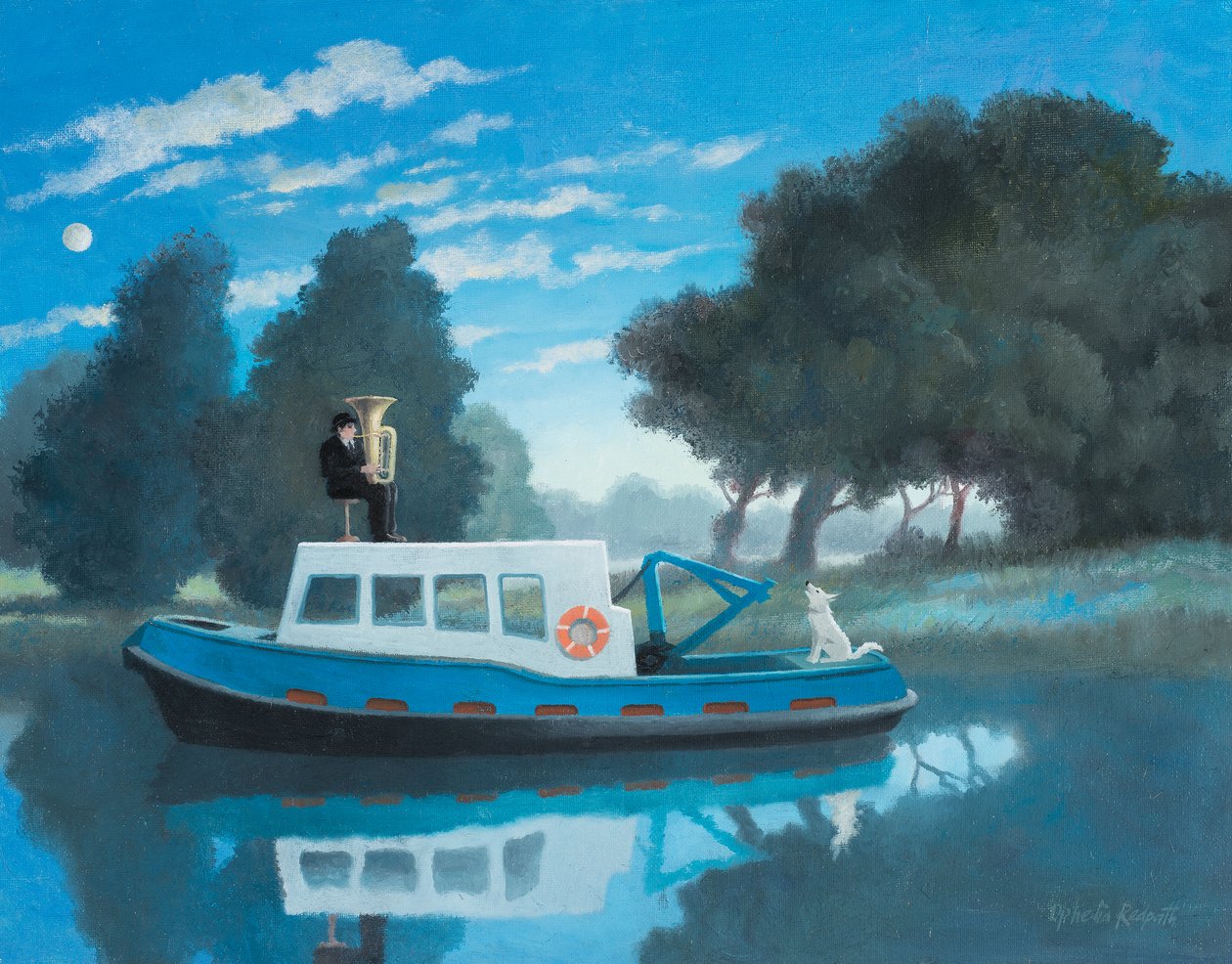 Hold folyó alkotó: Ophelia Redpath
