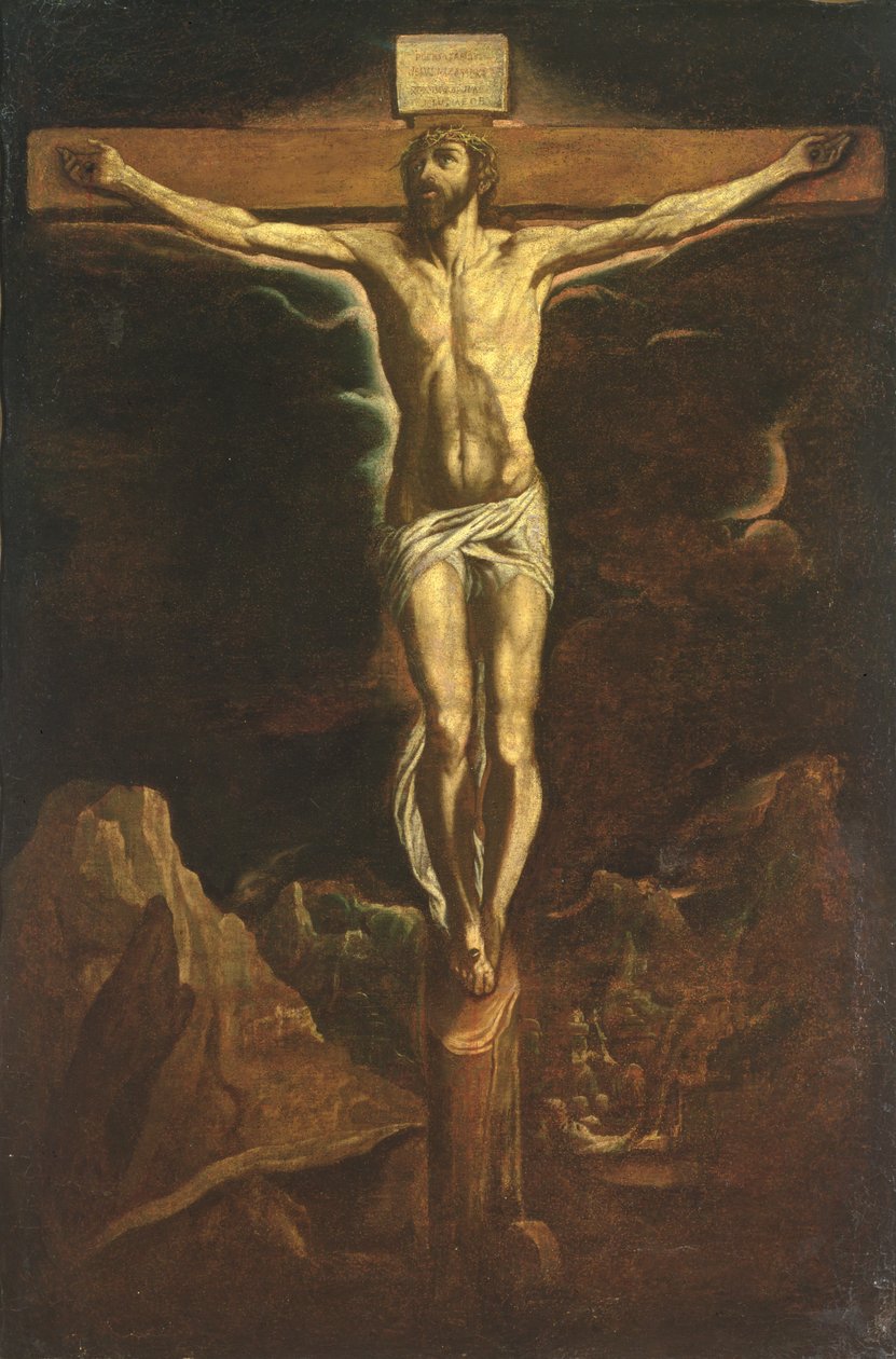 Krisztus a kereszten, 1600 alkotó: Orazio Borgianni