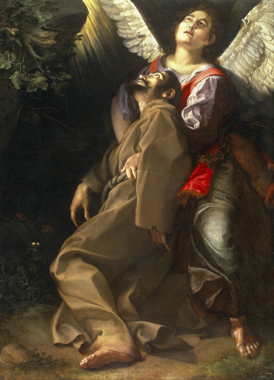 Szent Ferenc megbélyegzése alkotó: Orazio Gentileschi