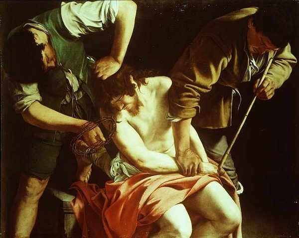 Koronázás tövisekkel alkotó: Orazio Gentileschi
