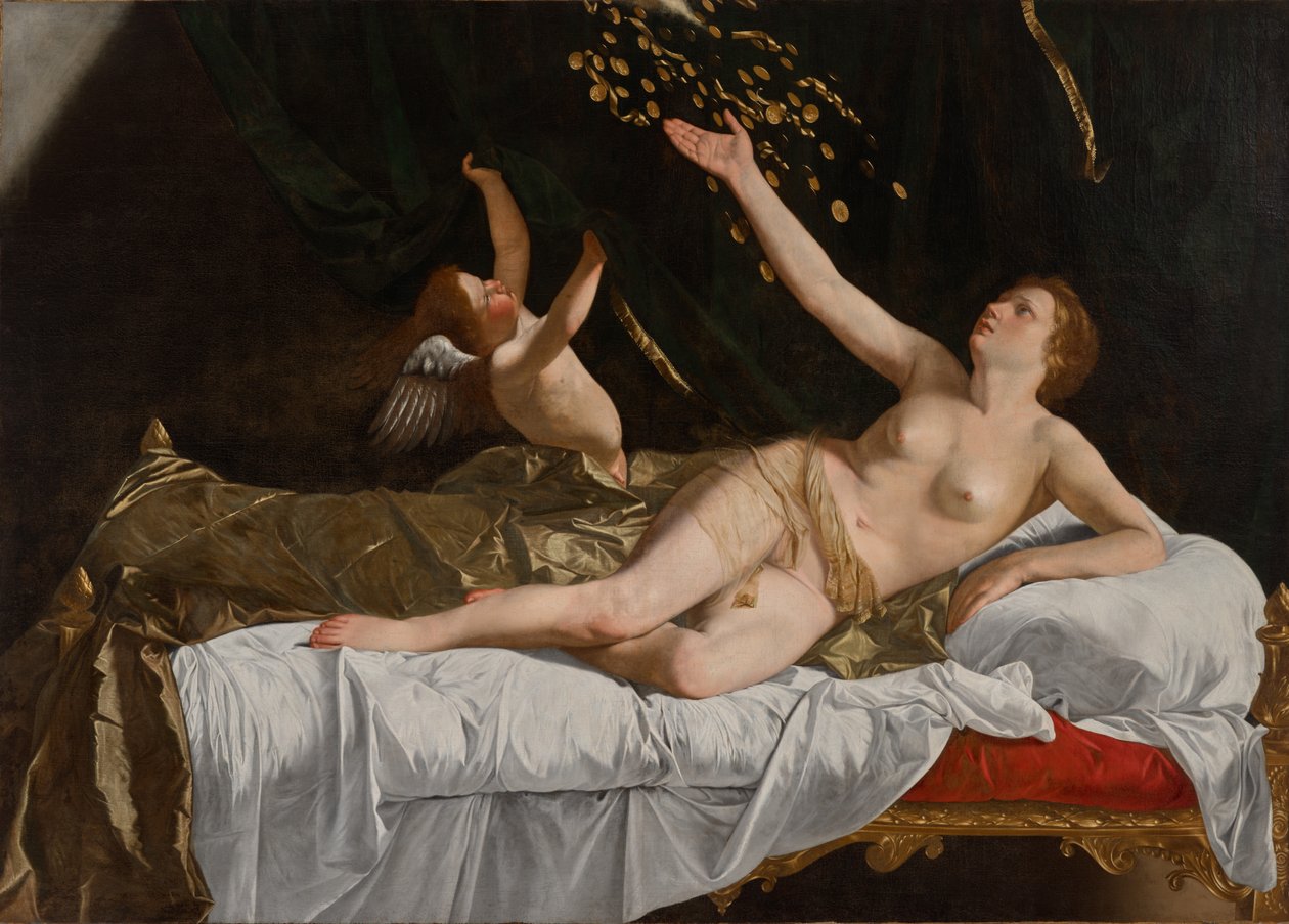 Danaë alkotó: Orazio Gentileschi
