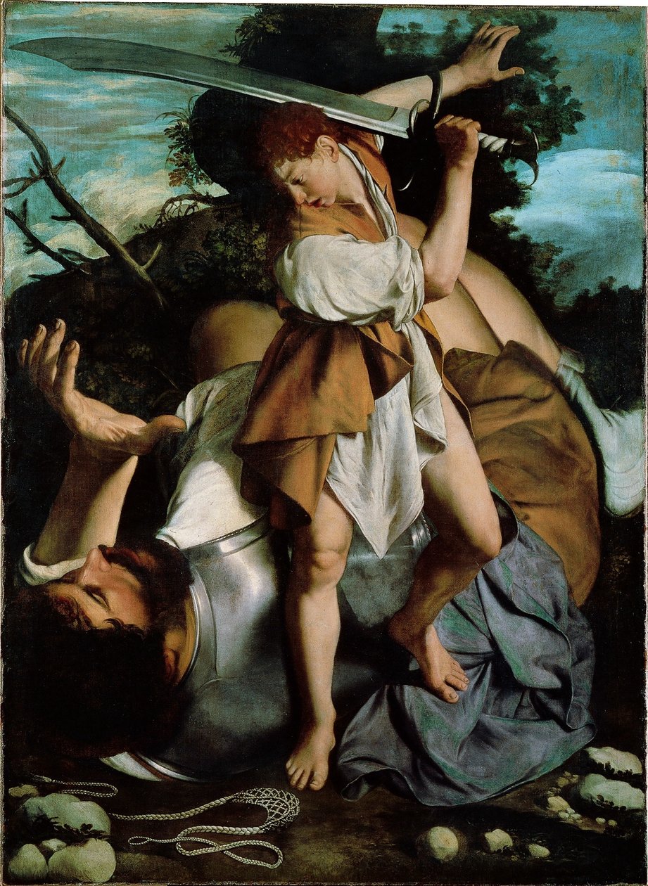 Dávid és Góliát alkotó: Orazio Gentileschi