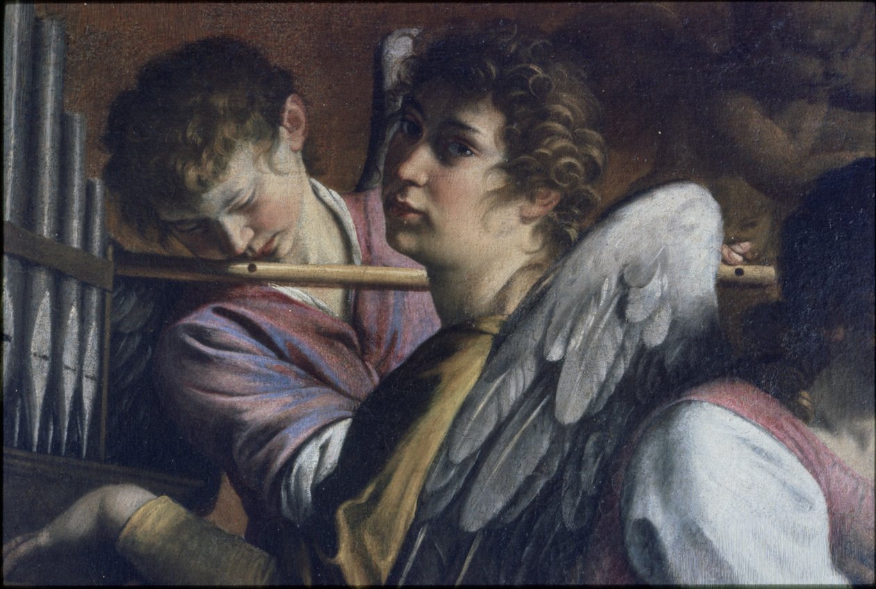 A körülmetélés. Részlet: Artemisia Gentileschi mint Szent Cecília, c. 1620. alkotó: Orazio Gentileschi