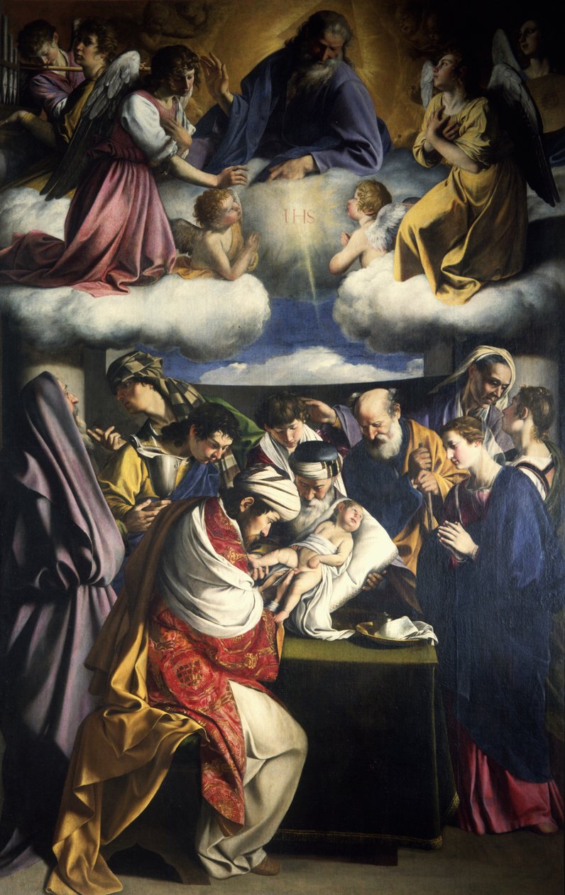 Krisztus körülmetélése, 1607. alkotó: Orazio Gentileschi