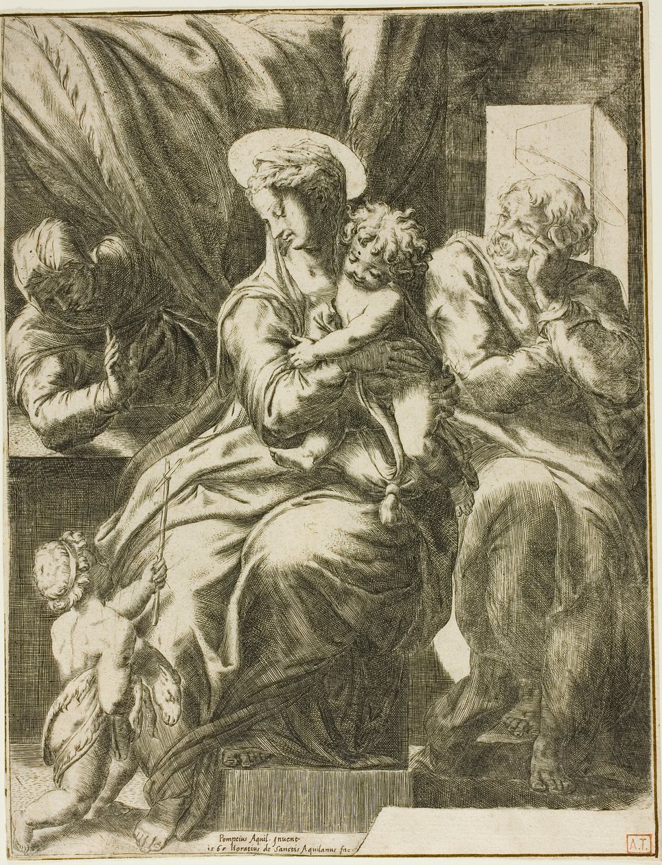 A Szent Család alkotó: Orazio de Santis