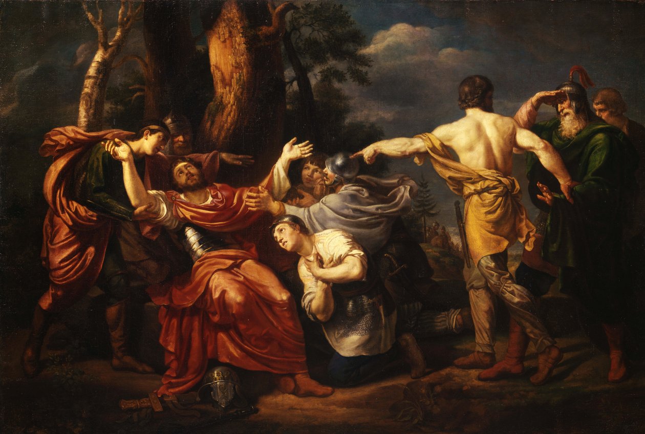 Dmitrij Donszkoj a szalonkák mezőjén, 1805. alkotó: Orest Adamovich Kiprensky