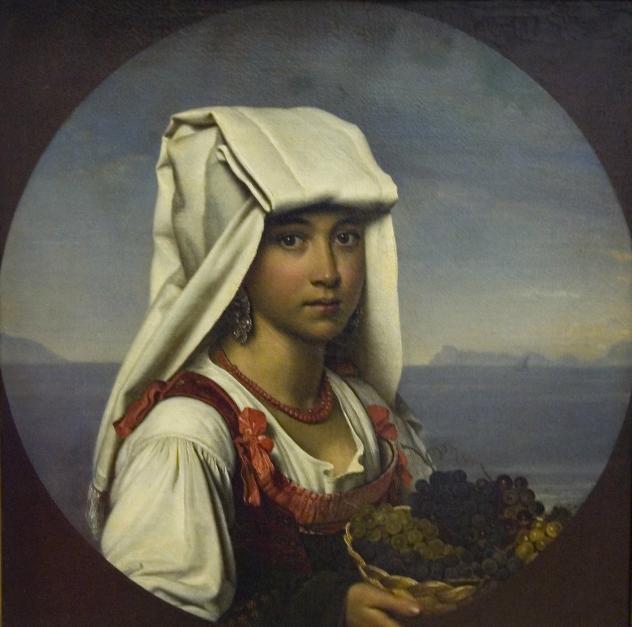 Nápolyi lány gyümölcsökkel, 1831 alkotó: Orest Adamovich Kiprensky