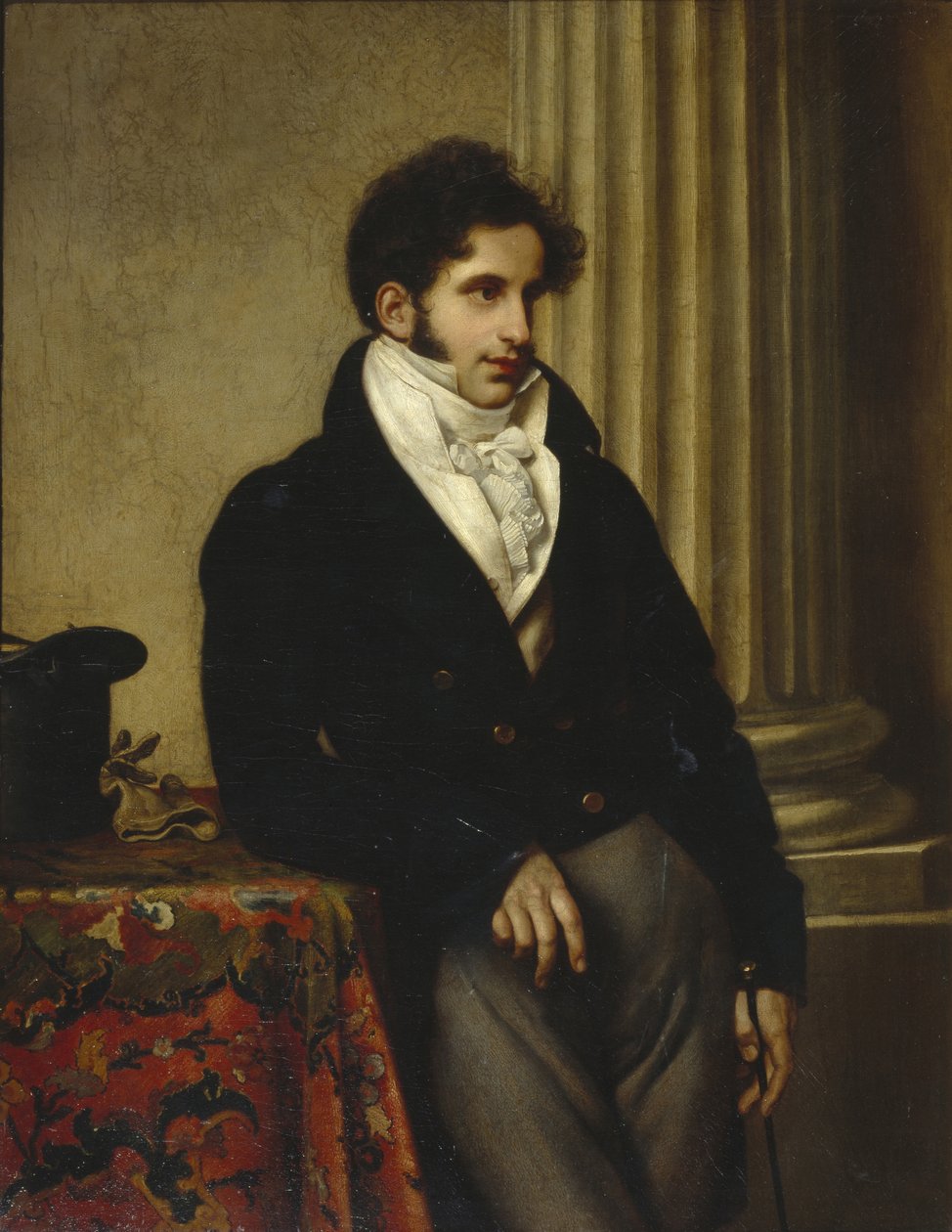 Szergej Szemionovics Uvarov gróf portréja 1786-1855, 1815-1816 alkotó: Orest Adamovich Kiprensky