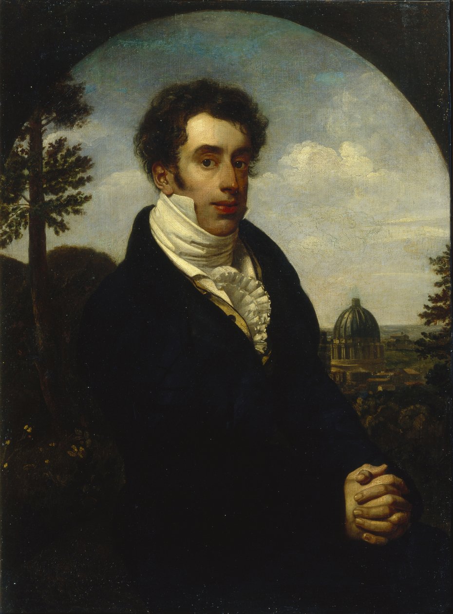 Alekszandr Mihajlovics Golicin herceg portréja 1798-1858, 1819 alkotó: Orest Adamovich Kiprensky