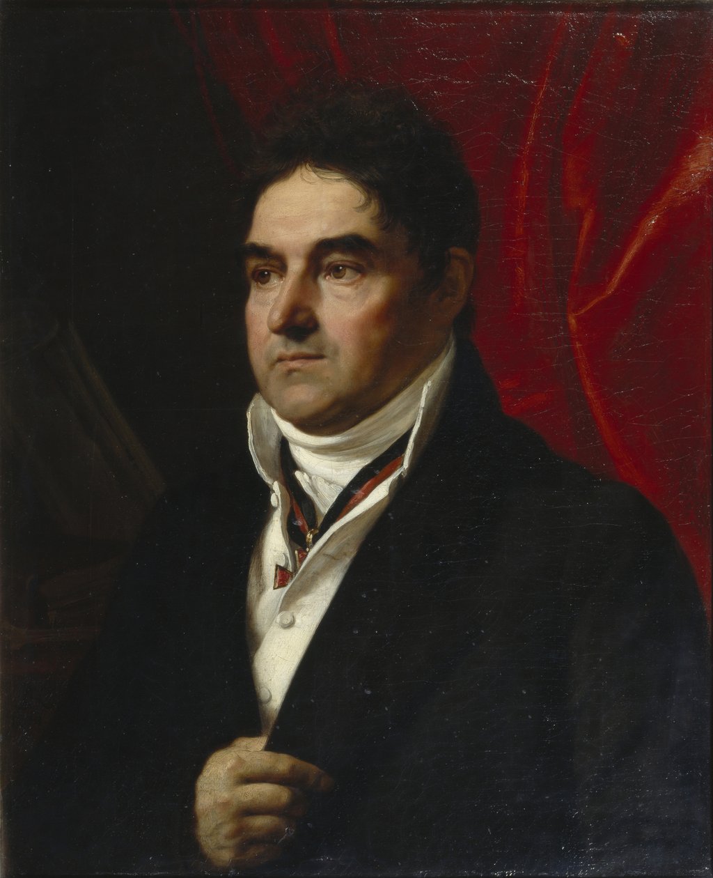 Vaszilij Szemjonovics Hvostov portréja 1756-1832, 1814 alkotó: Orest Adamovich Kiprensky