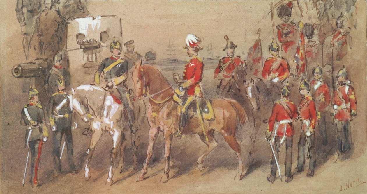 Sir Garnet Wolseley tábornok (1833-1913) Alexandriában, 1882 alkotó: Orlando Norie