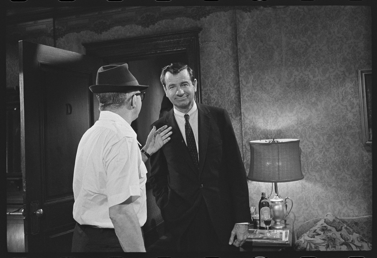 Billy Wilder és Walter Matthau a "The Fortune Cookie" forgatásán alkotó: Orlando Suero