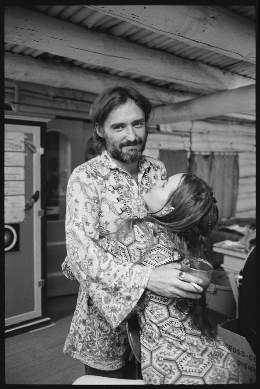 Dennis Hopper és felesége, Michelle Phillips otthon Új-Mexikóban alkotó: Orlando Suero
