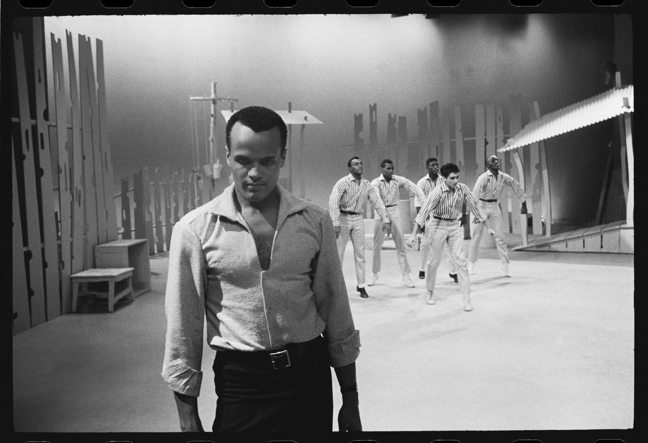 Harry Belafonte a TV-különleges forgatásán alkotó: Orlando Suero