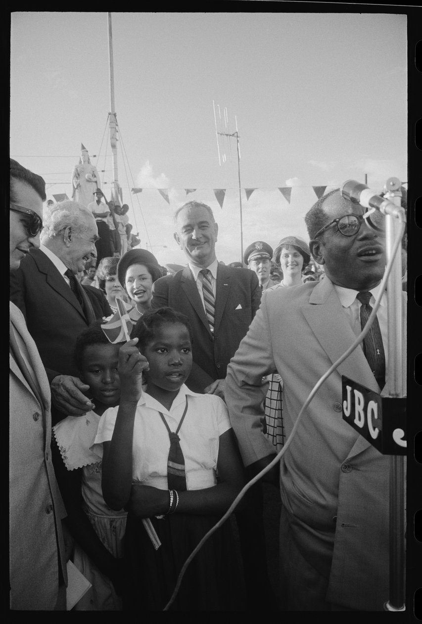 Lyndon B. Johnson Jamaicán alkotó: Orlando Suero
