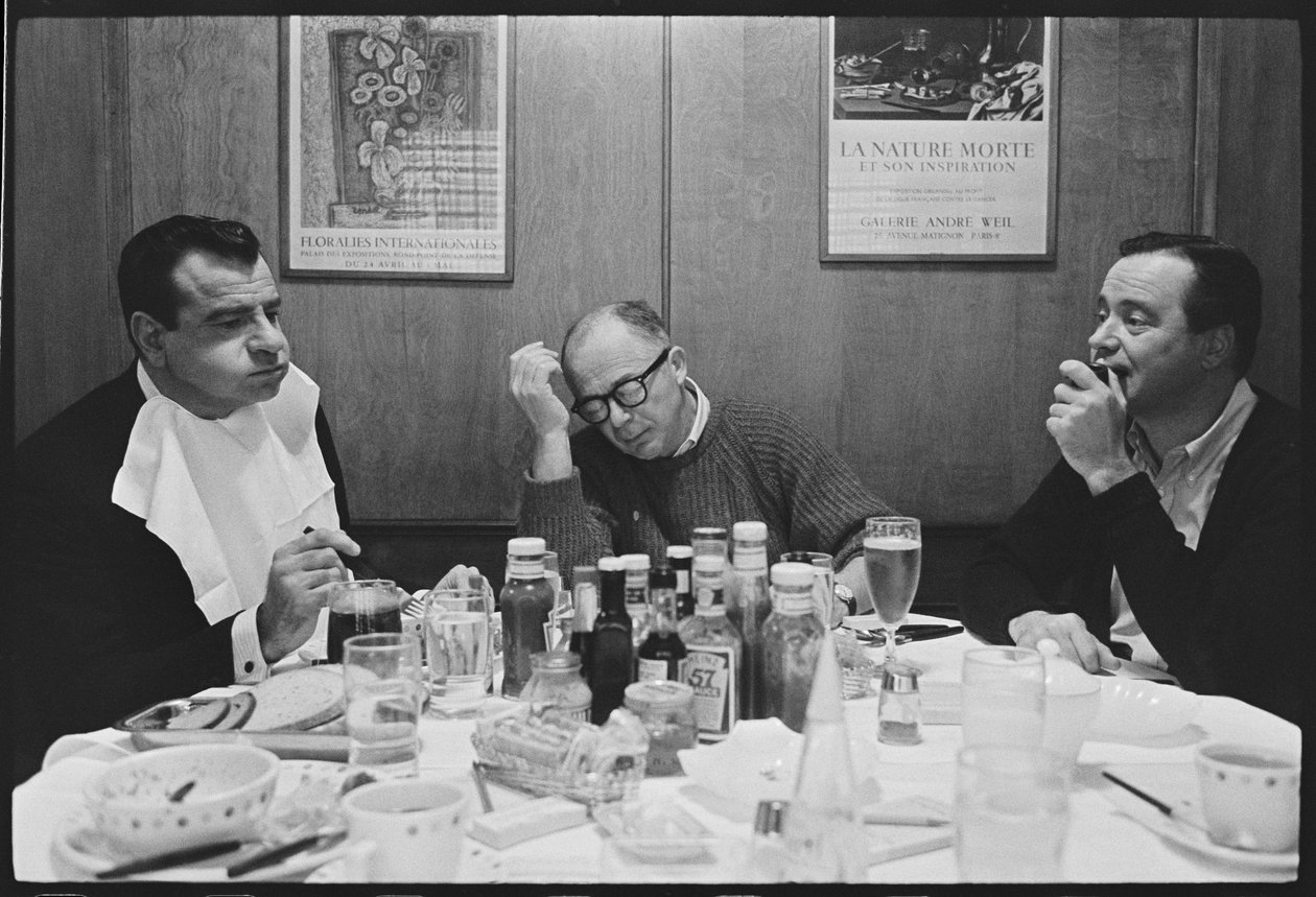Walter Matthau, Billy Wilder és Jack Lemmon a "The Fortune Cookie" forgatásán alkotó: Orlando Suero