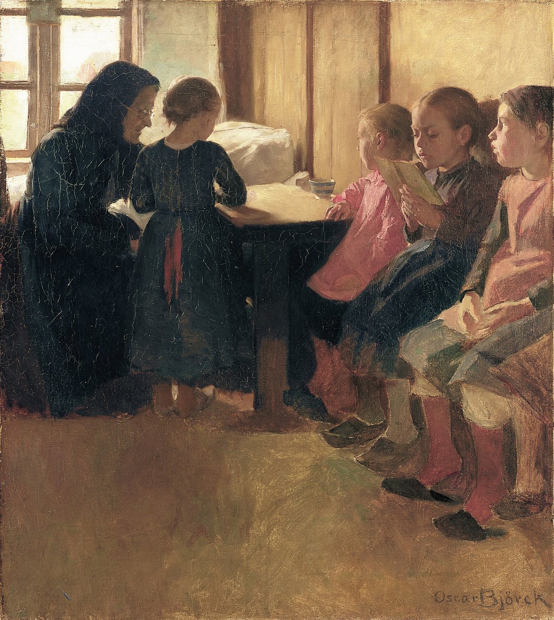 Madam Henriksen lányiskolája Skagenben alkotó: Oscar Gustaf Bjorck